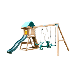 Dynamic Sports - Arabian Baboon Wooden Swing Set